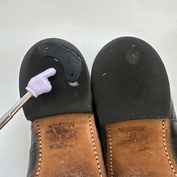 Johnston And Murphy Aristocraft Mens Dress Shoe Size 8.5D Reddish Brownish - Picture 8 of 12